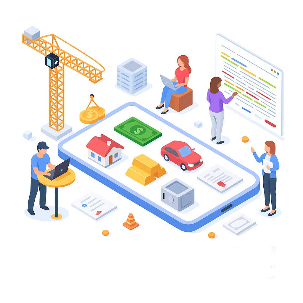 Aplikacja SukcesjaApp na smartfonie